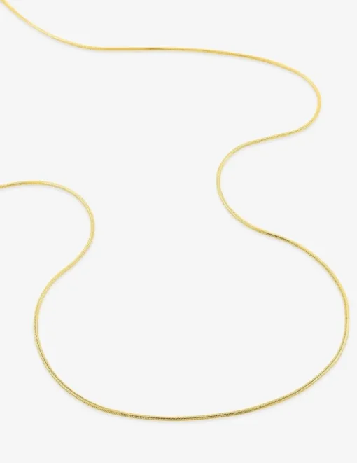 Chaine serpentine or jaune 750 ‰ 0,8 mm SO OR