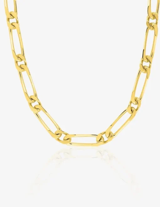 Chaîne alternée 1+1 4 mm or jaune 750‰ SO OR