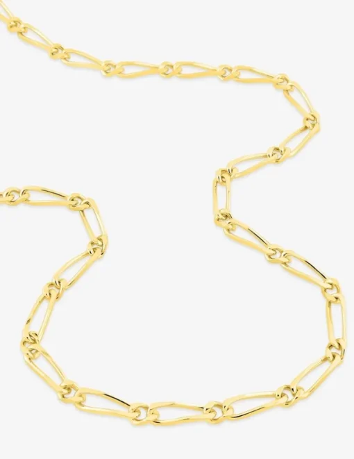 Chaîne alternée 1+1 4 mm or jaune 750‰ SO OR