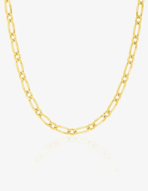 Chaîne alternée 1+1 or jaune 375‰ 2,5 mm SO OR