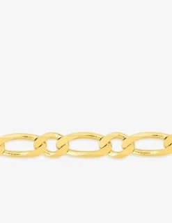 Chaîne alternée en or jaune 375 ‰ de largeur 4 mm SO OR