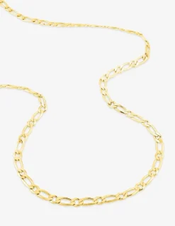 Chaîne alternée en or jaune 375 ‰ de largeur 4 mm SO OR
