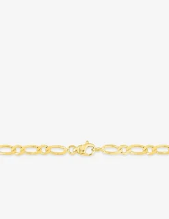 Chaîne alternée ultra plate or jaune 750 ‰ 4 mm SO OR
