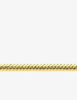 Chaîne anglaise creuse 6,5 mm or jaune 750‰ SO OR