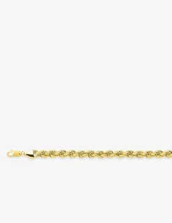 Chaîne corde 5 mm or jaune 375‰ SO OR