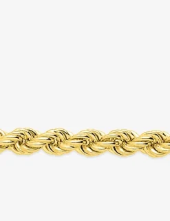 Chaîne corde 5 mm or jaune 375‰ SO OR