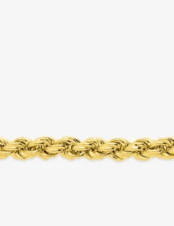 Chaîne corde creuse or jaune 750 ‰ 4 mm SO OR