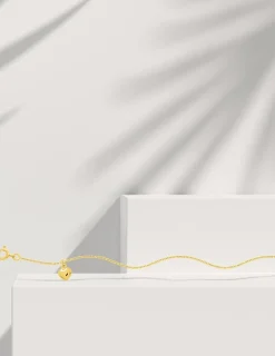 Chaîne de cheville or jaune 375 ‰ SO OR