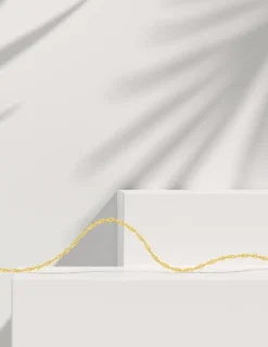 Chaîne de cheville or jaune 375 ‰ SO OR