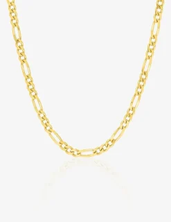 Chaîne figaro alternée 1+3 en or jaune 750 ‰ 2,5 mm de largeur SO OR