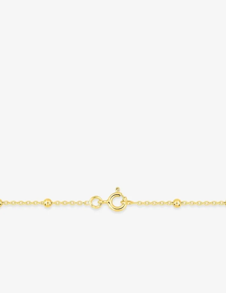 Chaîne forçat boules en or jaune 375 ‰ SO OR