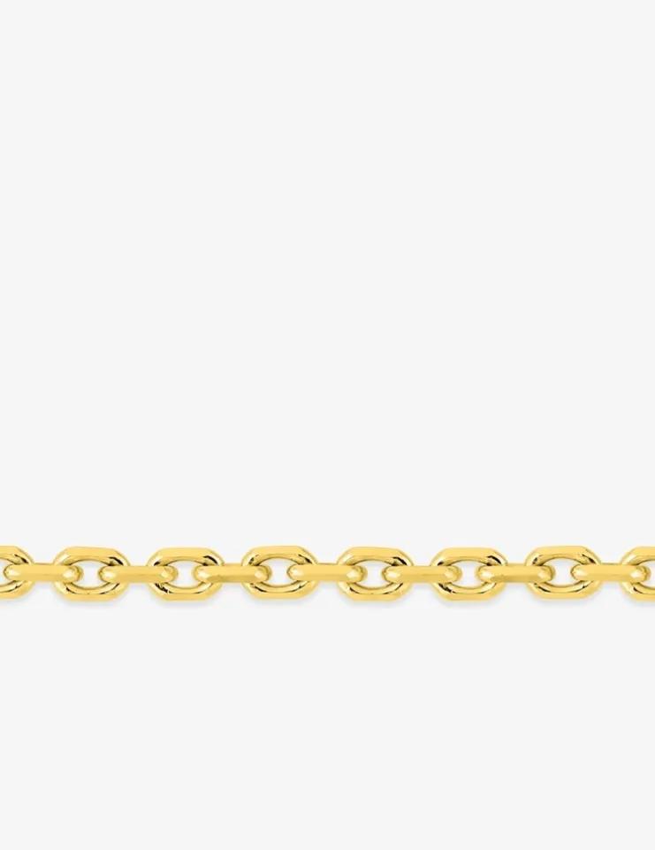 Chaîne forçat diamanté 2,25 mm or jaune 750‰ SO OR