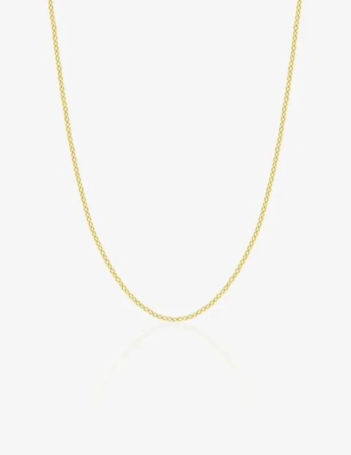 Chaîne forçat rond 0,90 mm or jaune 750‰ SO OR