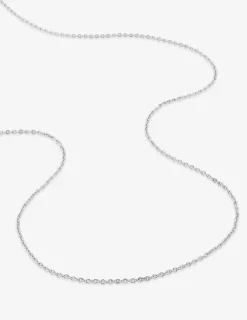 Chaîne forçat rond or blanc 750‰ 1,45 mm SO OR