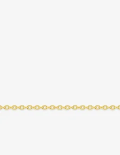 Chaîne forçat rond or jaune 375 ‰ largeur 0,90 mm SO OR