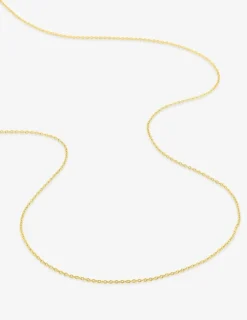 Chaîne forçat rond or jaune 375 ‰ largeur 0,90 mm SO OR