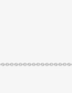 Chaîne forçat ronde en or blanc 375 ‰ SO OR