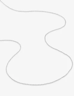 Chaîne forçat ronde en or blanc 375 ‰ SO OR