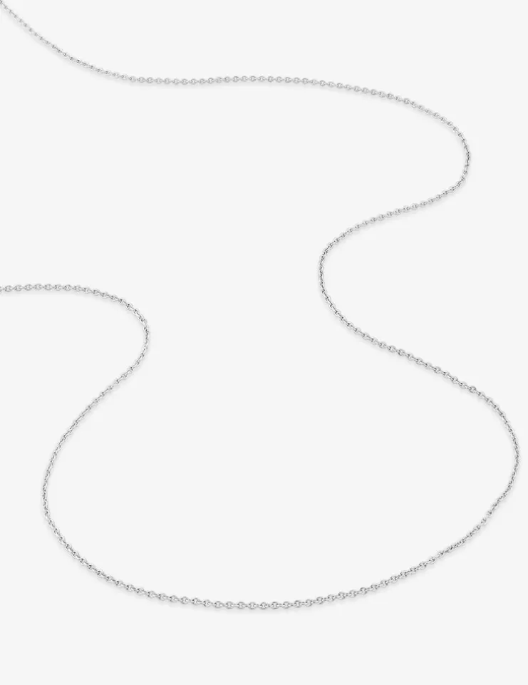 Chaîne forçat ronde en or blanc 375 ‰ SO OR