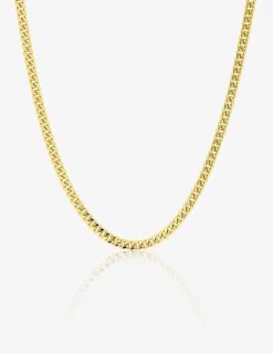 Chaîne gourmette diamantée or jaune 375‰ 2 mm SO OR