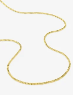 Chaîne gourmette diamantée 2,09 mm or jaune 750‰ SO OR
