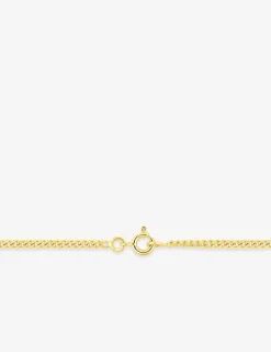 Chaîne gourmette diamantée 2,09 mm or jaune 750‰ SO OR