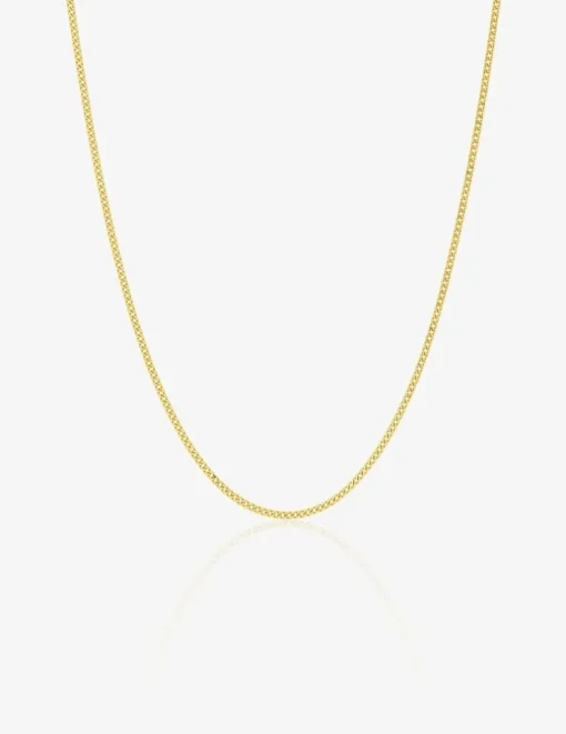 Chaîne gourmette diamantée or jaune 375 ‰ largeur 0,77 mm SO OR