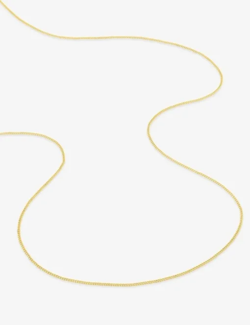 Chaîne gourmette diamantée or jaune 375 ‰ largeur 0,77 mm SO OR