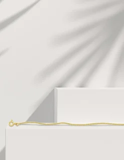 Chaîne Gourmette en or jaune 375 ‰ SO OR