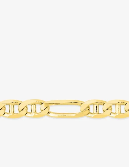 Chaîne gourmette marine or jaune 750 ‰ 4 mm SO OR
