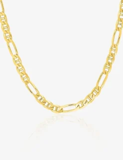 Chaîne gourmette marine or jaune 750 ‰ 4 mm SO OR