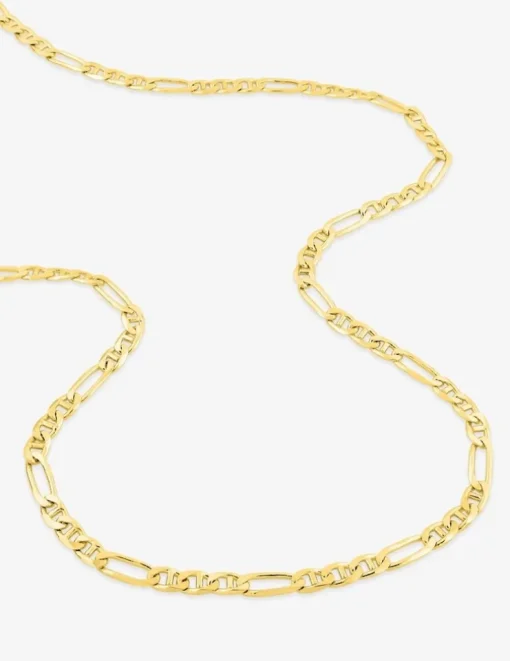Chaîne gourmette marine or jaune 750 ‰ 4 mm SO OR