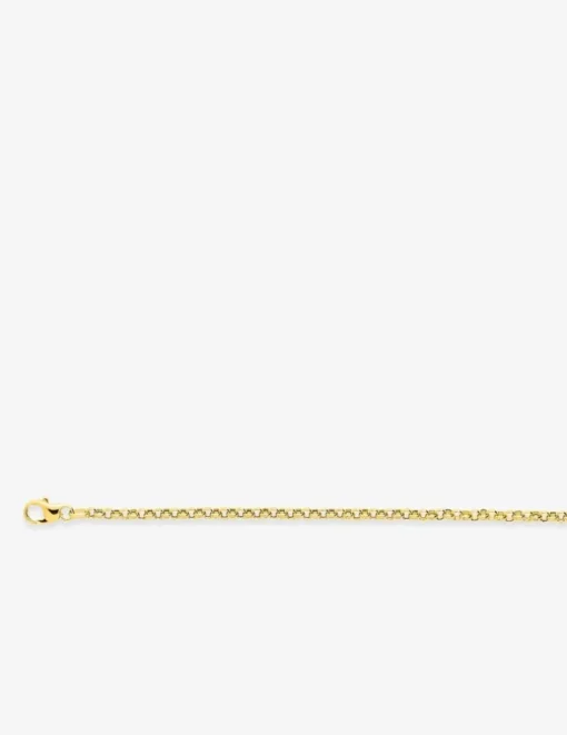 Chaîne jaseron creuse 3 mm or jaune 750‰ SO OR