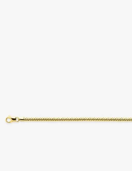 Chaîne maille anglaise creuse or jaune 750 ‰ 3,5 mm SO OR