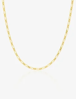 Chaîne maille cheval alternée 1+1 or jaune 375 ‰ 1,4 mm SO OR