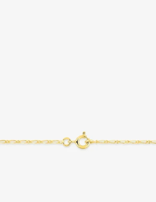 Chaîne maille cheval alternée 1+1 or jaune 375 ‰ 1,4 mm SO OR