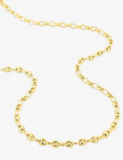 Chaîne maille grain de café en or 750‰ SO OR