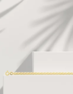 Chaîne marine en or jaune 375 ‰ de largeur 2 mm SO OR