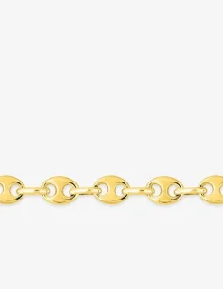 Chaîne massive grain de café or jaune 750 ‰ 3,2 mm SO OR