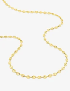 Chaîne massive grain de café or jaune 750 ‰ 3,2 mm SO OR