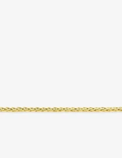 Chaîne palmier creuse 2,5 mm or jaune 750‰ SO OR