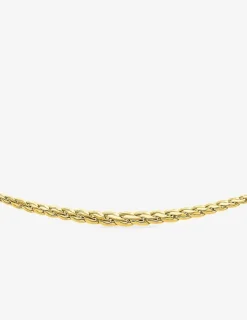 Chaîne "S" creuse centre 5 mm or jaune 750‰ SO OR