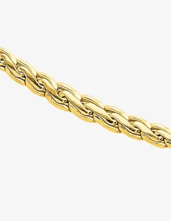 Chaîne "S" creuse centre 5 mm or jaune 750‰ SO OR