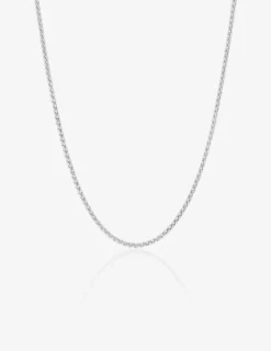 Chaîne spiga or blanc 750 ‰ 1 mm SO OR