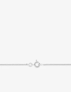 Chaîne spiga or blanc 750 ‰ 1 mm SO OR