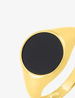 Chevalière personnalisable en or jaune 750 ‰ SO OR