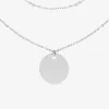 Collier acier avec double haines SO OR