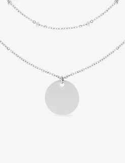 Collier acier avec double haines SO OR