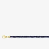 Collier acier bleu et doré SO OR
