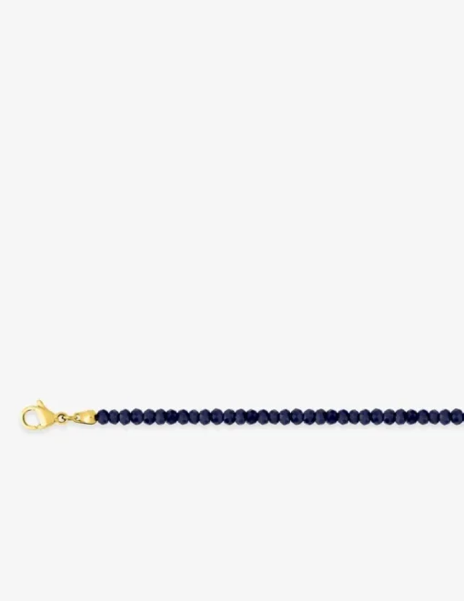 Collier acier bleu et doré SO OR